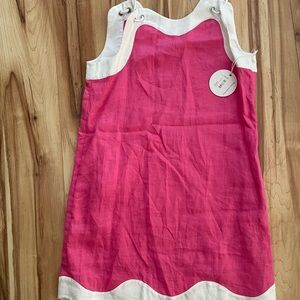 STAUD Renata Linen Mini Dress